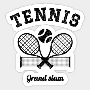 Vintage Tennis Gift Sticker